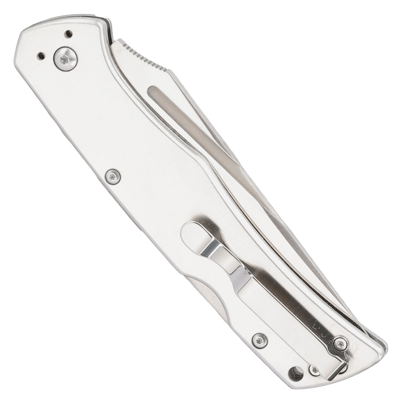 Bker Plus Taschenmesser MEK Nitro-V mit Back Lock / Grtelclip silber Bild 5