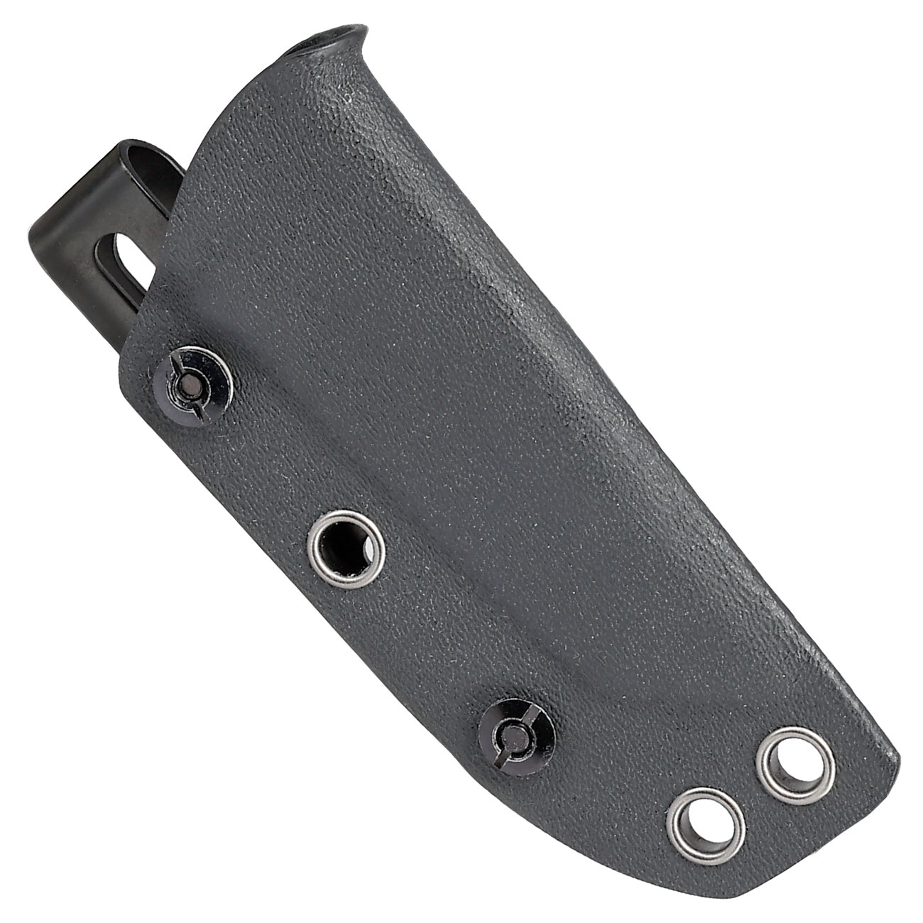 Heckler & Koch Taktisches Outdoormesser FX01 Tanto D2 Stahl schwarz inkl. Kydexscheide mit Stahlclip Bild 5