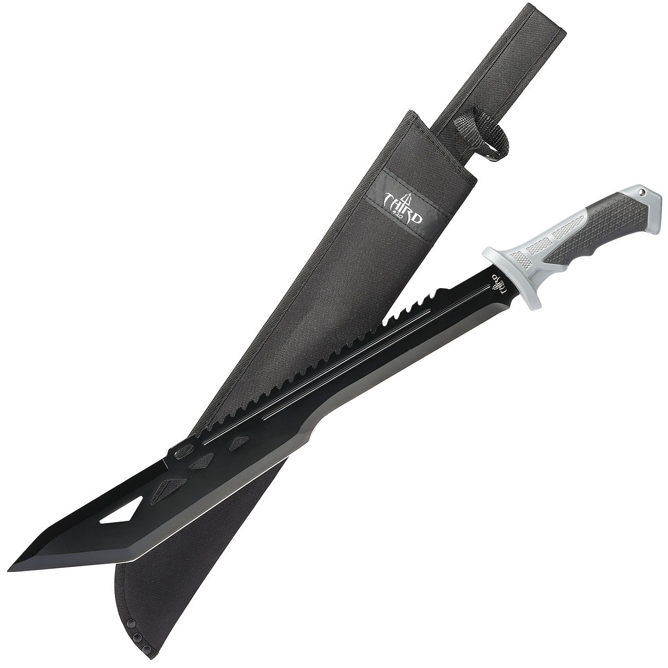 Third Machete Blackhow mit schwarz lackierter Tanto-Edelstahlklinge Bild 5