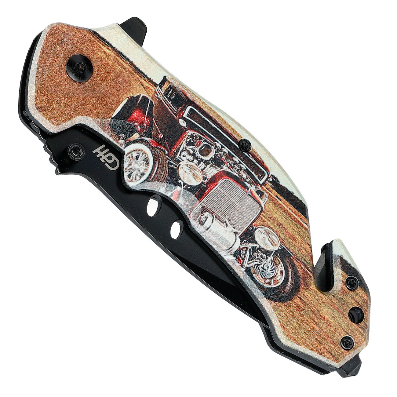 CJH Rettungsmesser HOT ROD Einhandmesser Bild 4