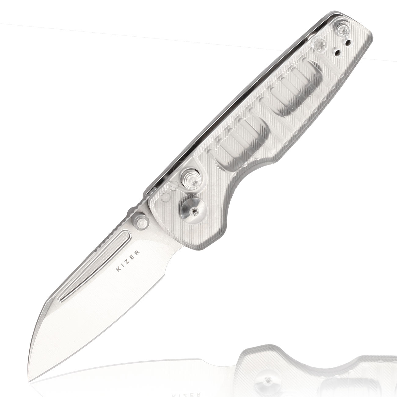 Bker EDC Taschenmesser Kizer Parakeet Nitro-V Acryl