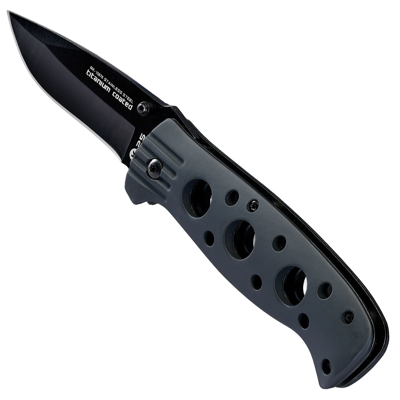 K25 Tactical Pocket Knife mit gummiertem Aluminiumgriff Bild 7