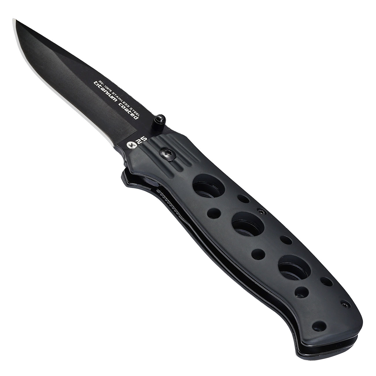 K25 Tactical Pocket Knife mit gummiertem Aluminiumgriff Bild 8