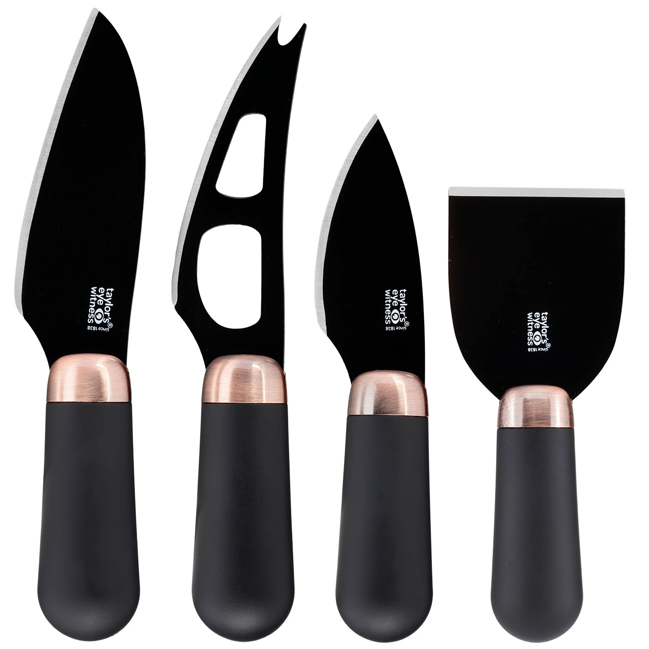 Taylor�s Eye Witness K�semesser-Set Brooklyn Copper 4-tlg. schwarz-kupfer