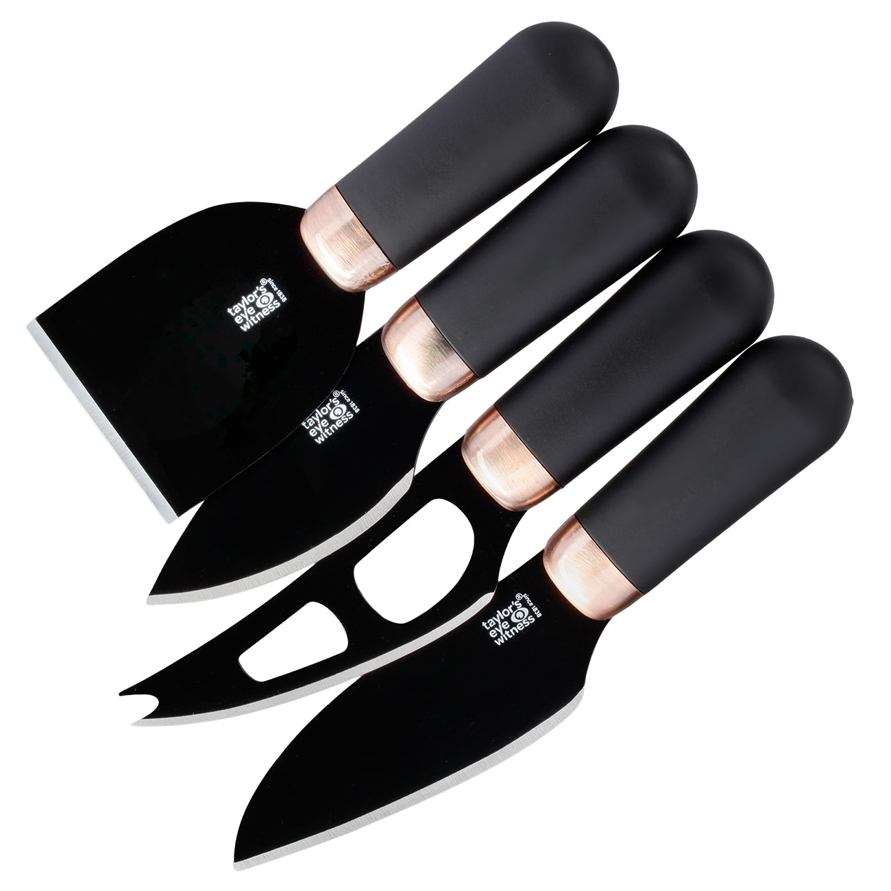 Taylor�s Eye Witness K�semesser-Set Brooklyn Copper 4-tlg. schwarz-kupfer Bild 5