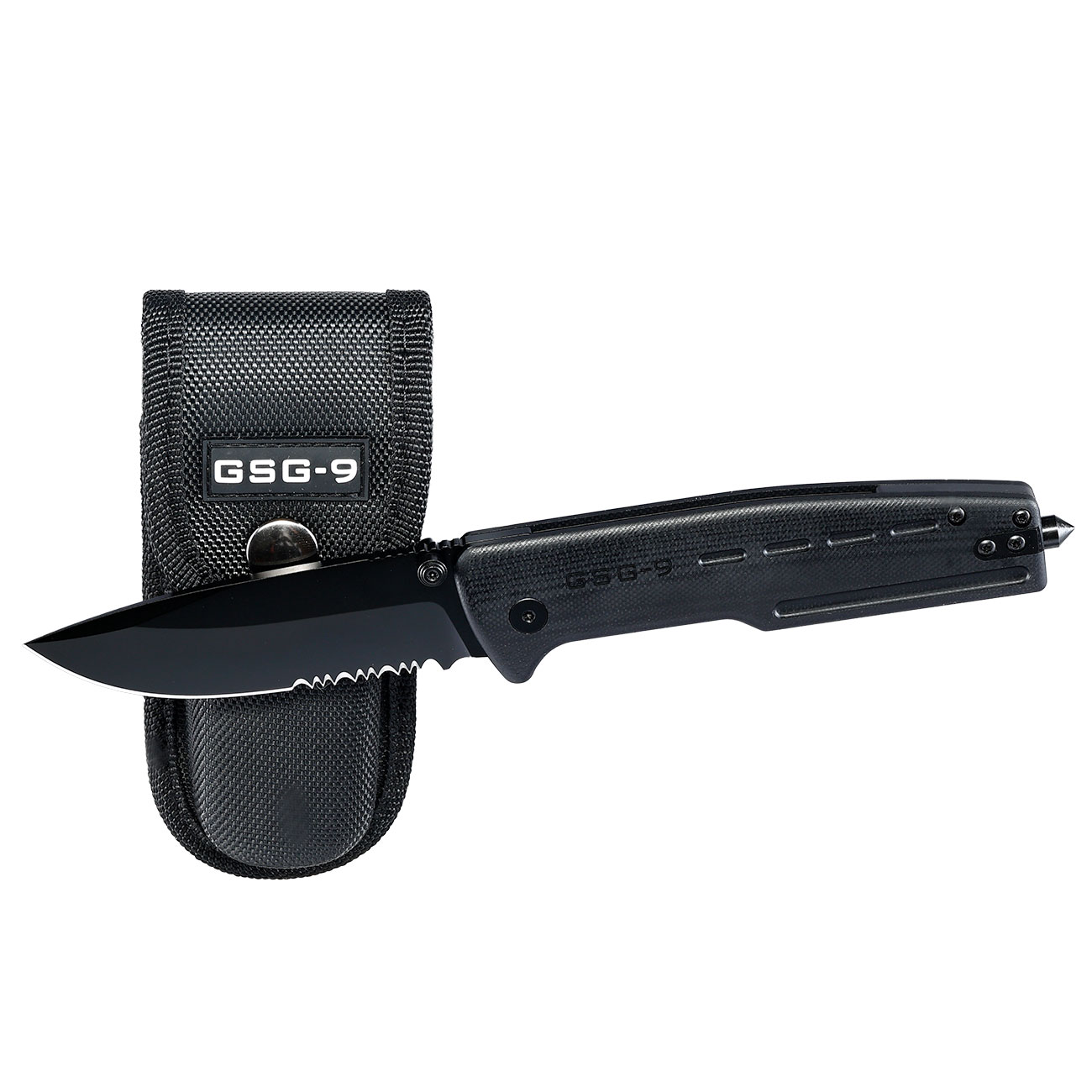 GSG-9 Klappmesser EM1 mit Wellenschliff