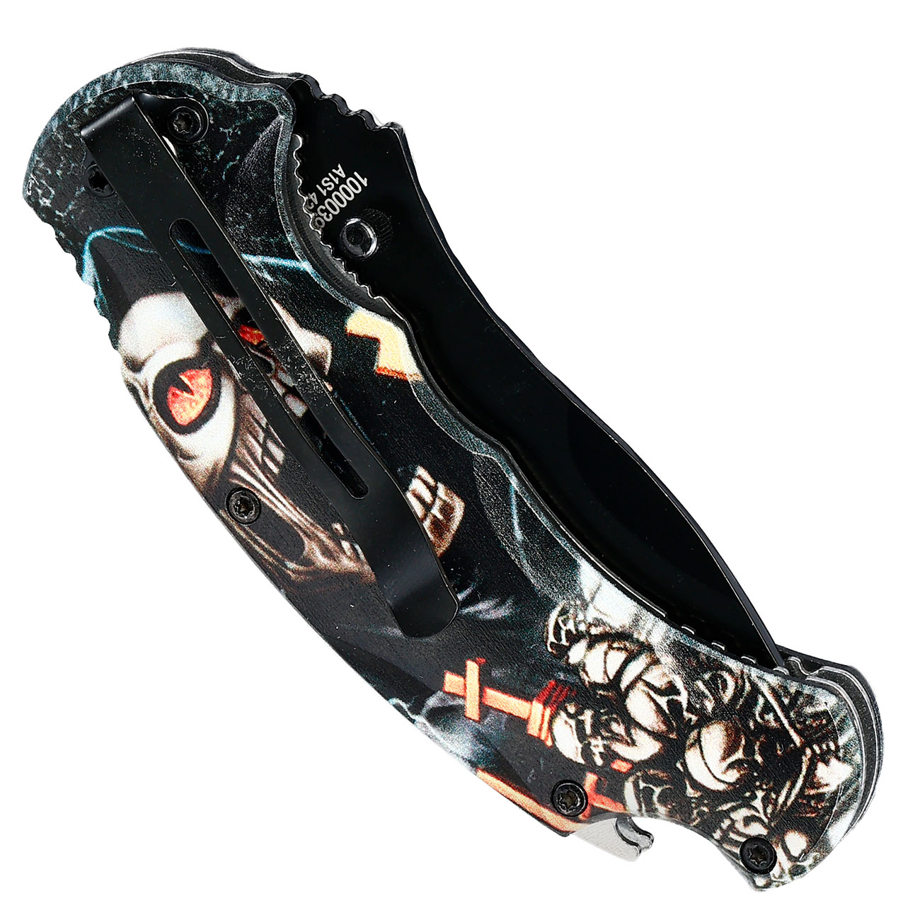 CJH Einhandmesser Skull Bild 3