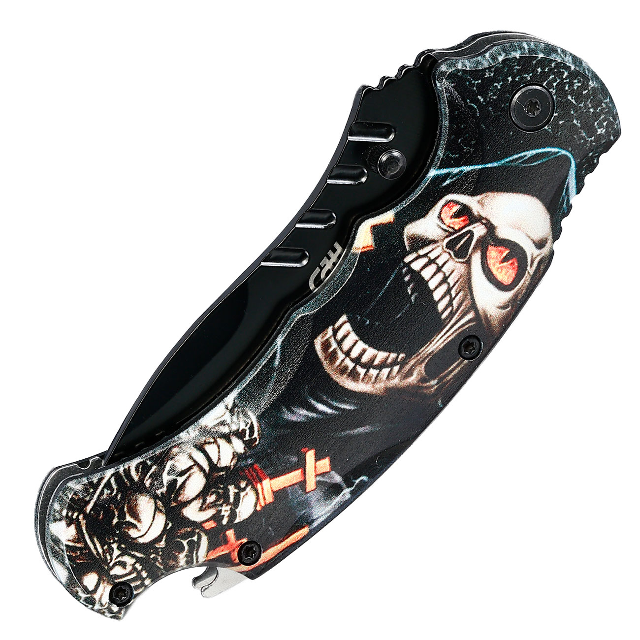 CJH Einhandmesser Skull Bild 4