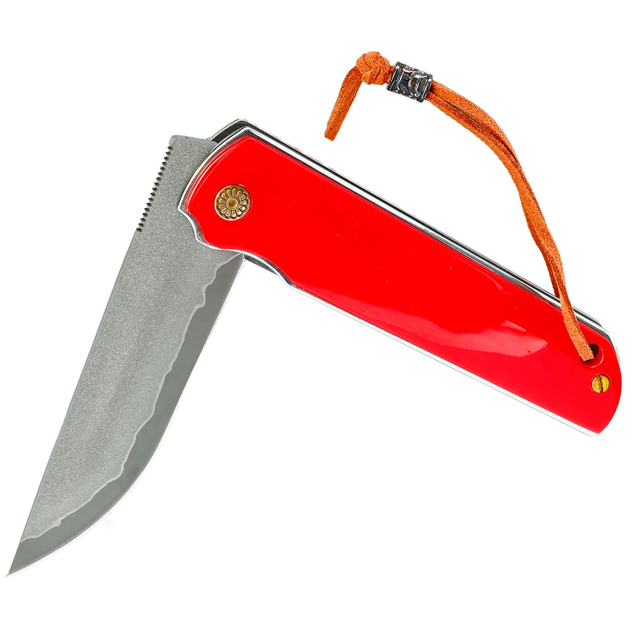 Albainox Red Acryl Einhandmesser mit Klinge aus drei Schichten Sandwich Konstruktion Bild 2