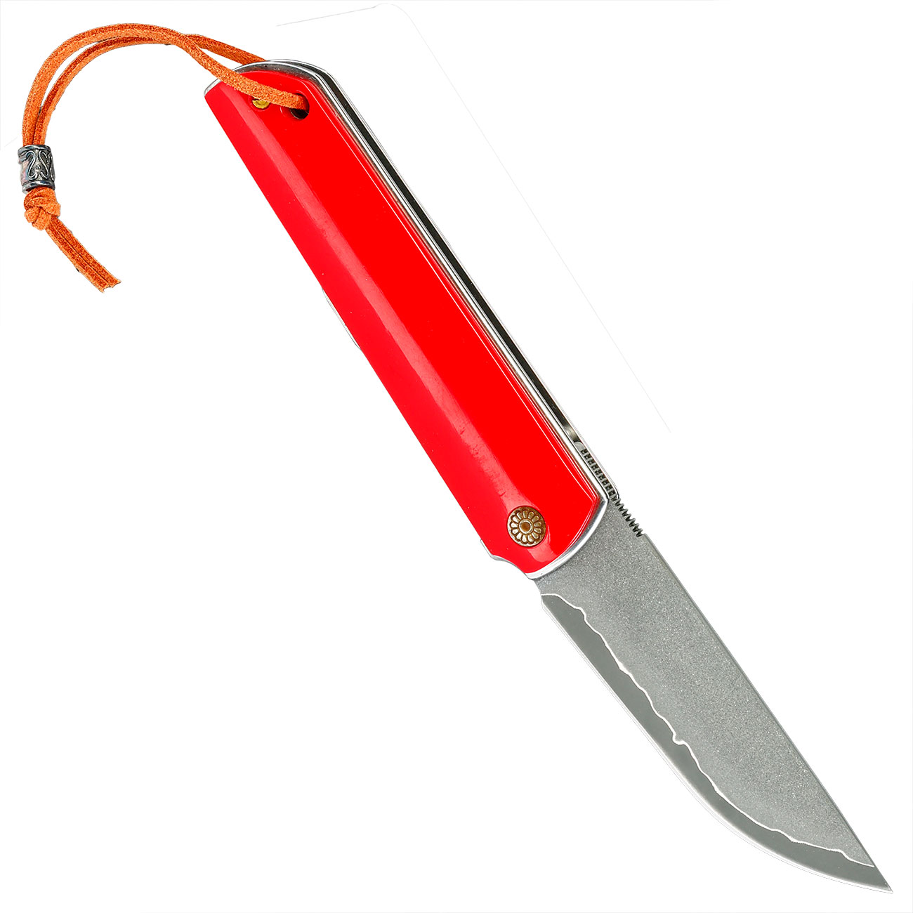 Albainox Red Acryl Einhandmesser mit Klinge aus drei Schichten Sandwich Konstruktion Bild 4