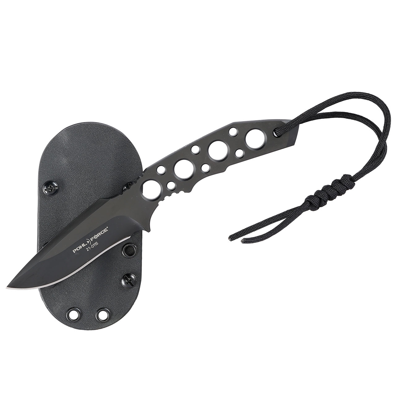 PohlForce Charlie Three schwarz mit Kydex Scheide