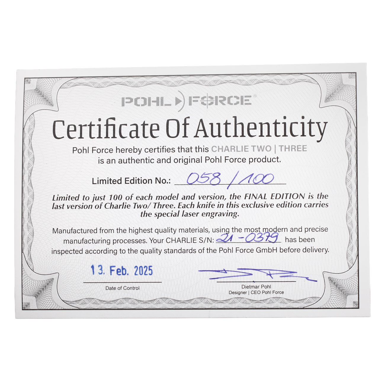 Pohl Force Charlie Three stonewashed Bild 7