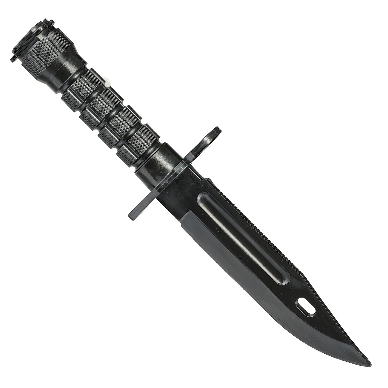 Snow Wolf US M9 Deko Gummi Bajonett f. M4 / M16 Gewehre inkl. Scheide schwarz Bild 1