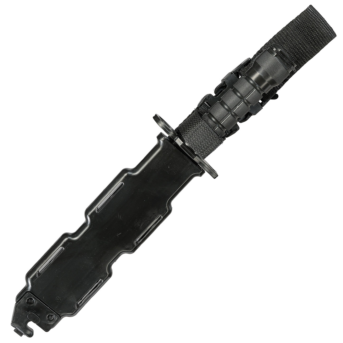 Snow Wolf US M9 Deko Gummi Bajonett f. M4 / M16 Gewehre inkl. Scheide schwarz Bild 3
