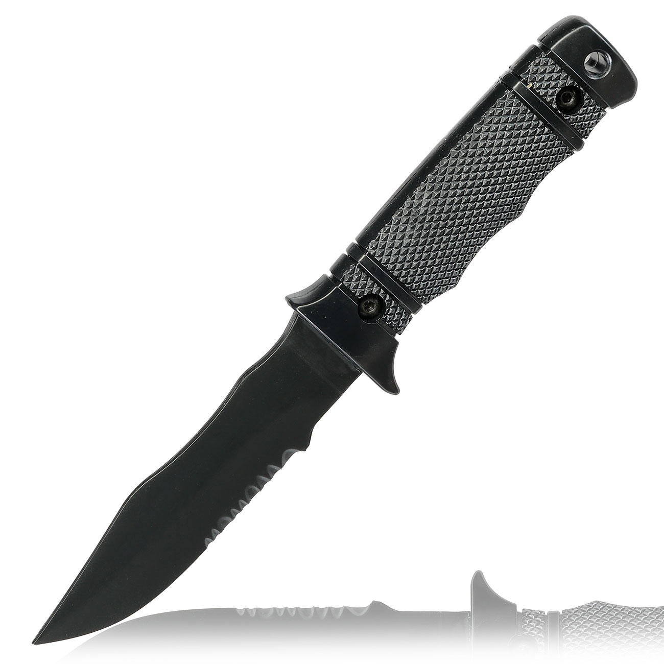 Snow Wolf M37 Style Deko Gummi Messer inkl. G�rtelscheide schwarz