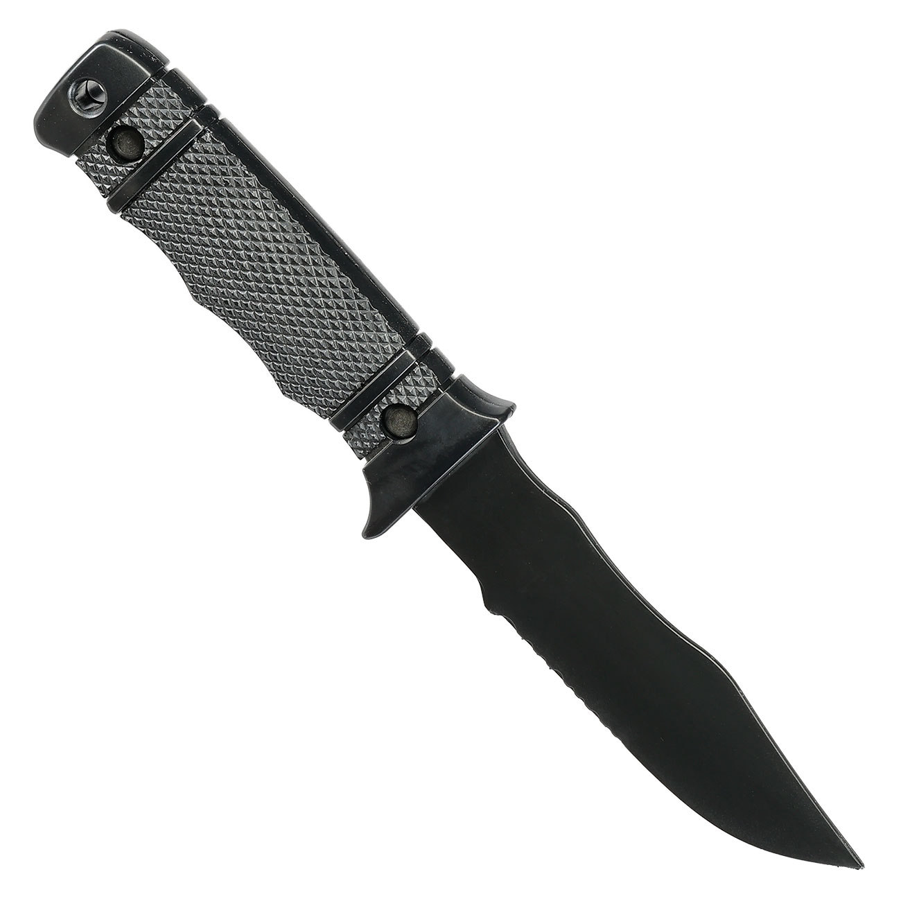 Snow Wolf M37 Style Deko Gummi Messer inkl. G�rtelscheide schwarz Bild 1