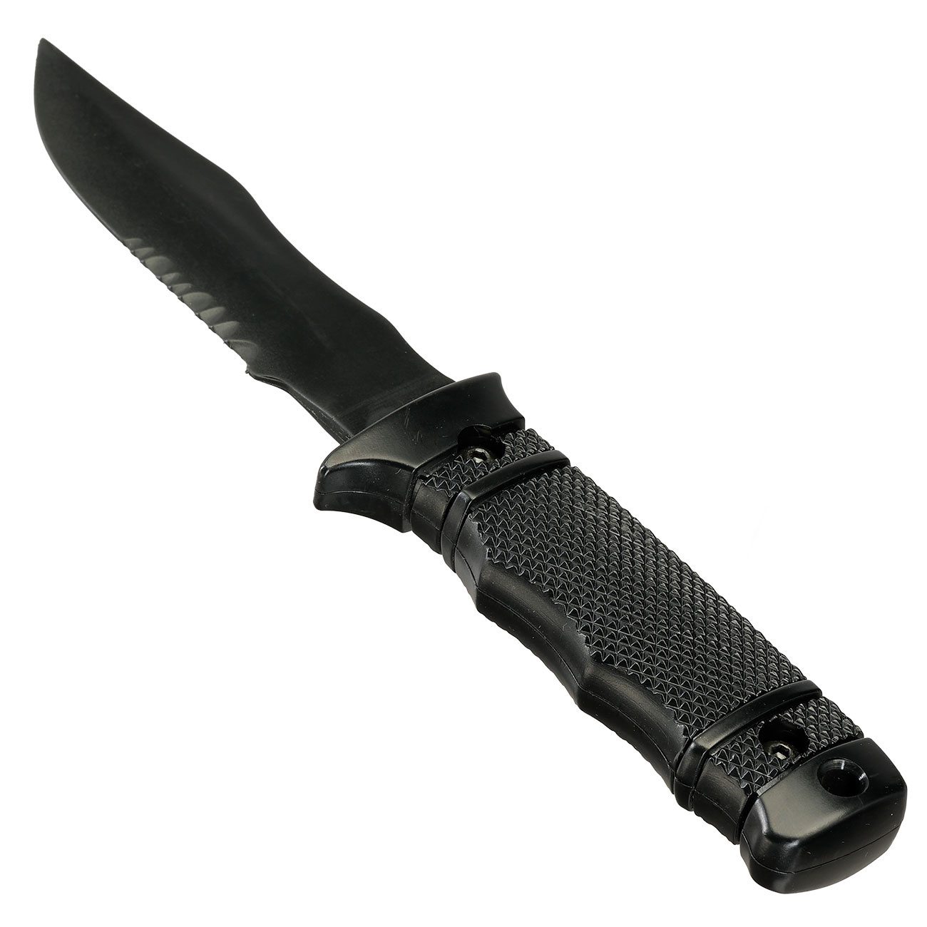 Snow Wolf M37 Style Deko Gummi Messer inkl. G�rtelscheide schwarz Bild 5