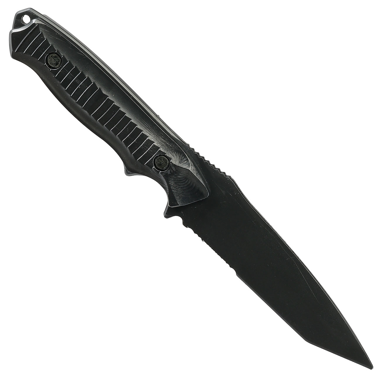 Snow Wolf BC141 Style Deko Gummi Messer inkl. Scheide schwarz Bild 1