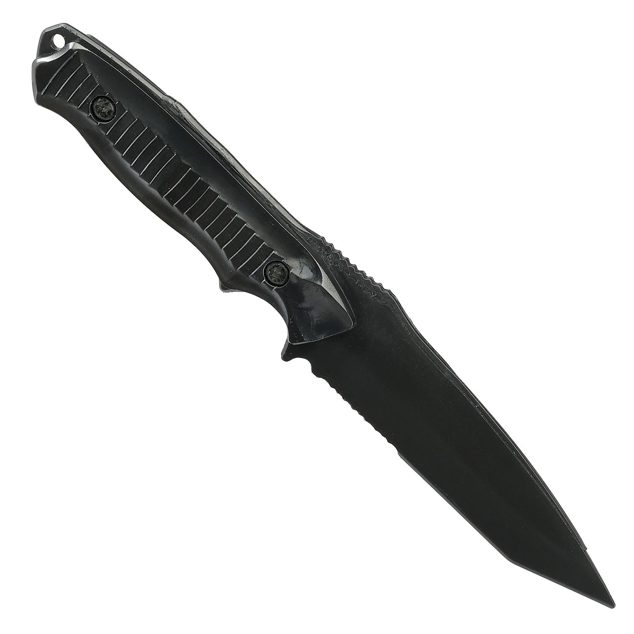 Snow Wolf BC141 Style Deko Gummi Messer inkl. G�rtelscheide schwarz Bild 1