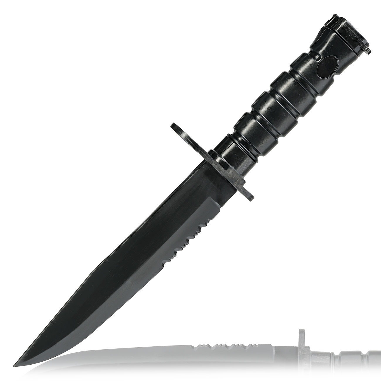 Snow Wolf US M10 Deko Gummi Bajonett f. M4 / M16 Gewehre inkl. Scheide schwarz