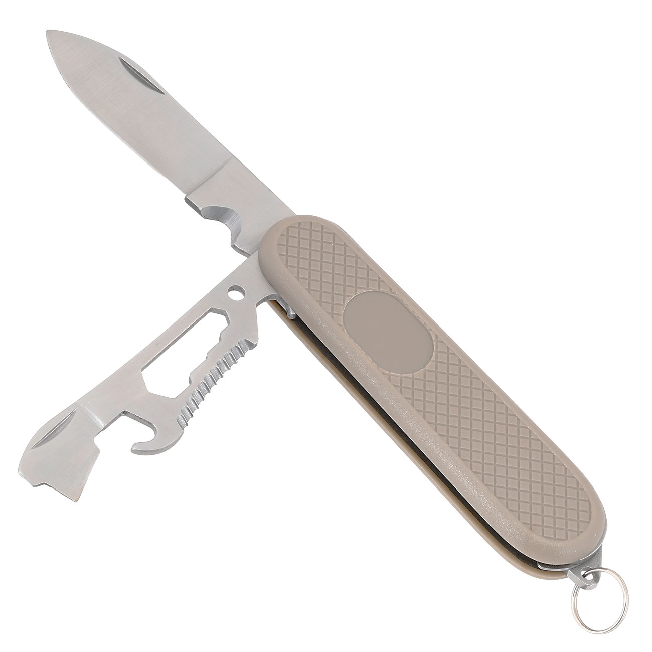 Albainox Camping Besteck mit Gabel L�ffel Multifunktionsmesser coyote Bild 3
