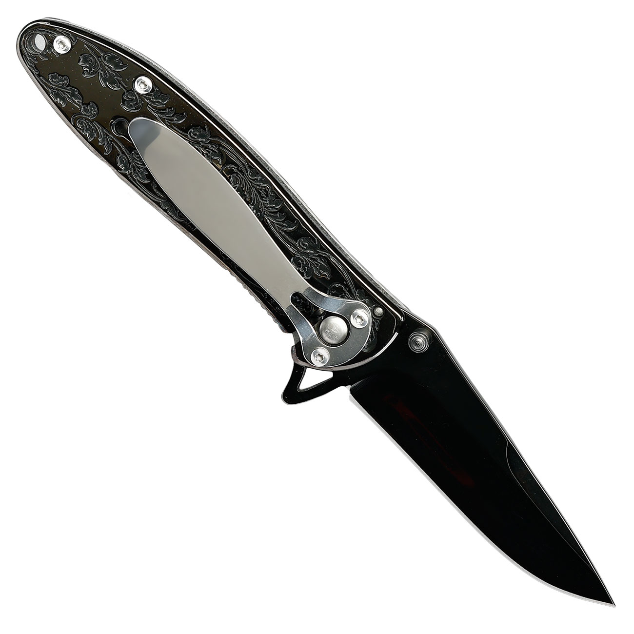 Albainox - Rainblack Einhandmesser-unverwechselbares Alltags-Taschenmesser Bild 1