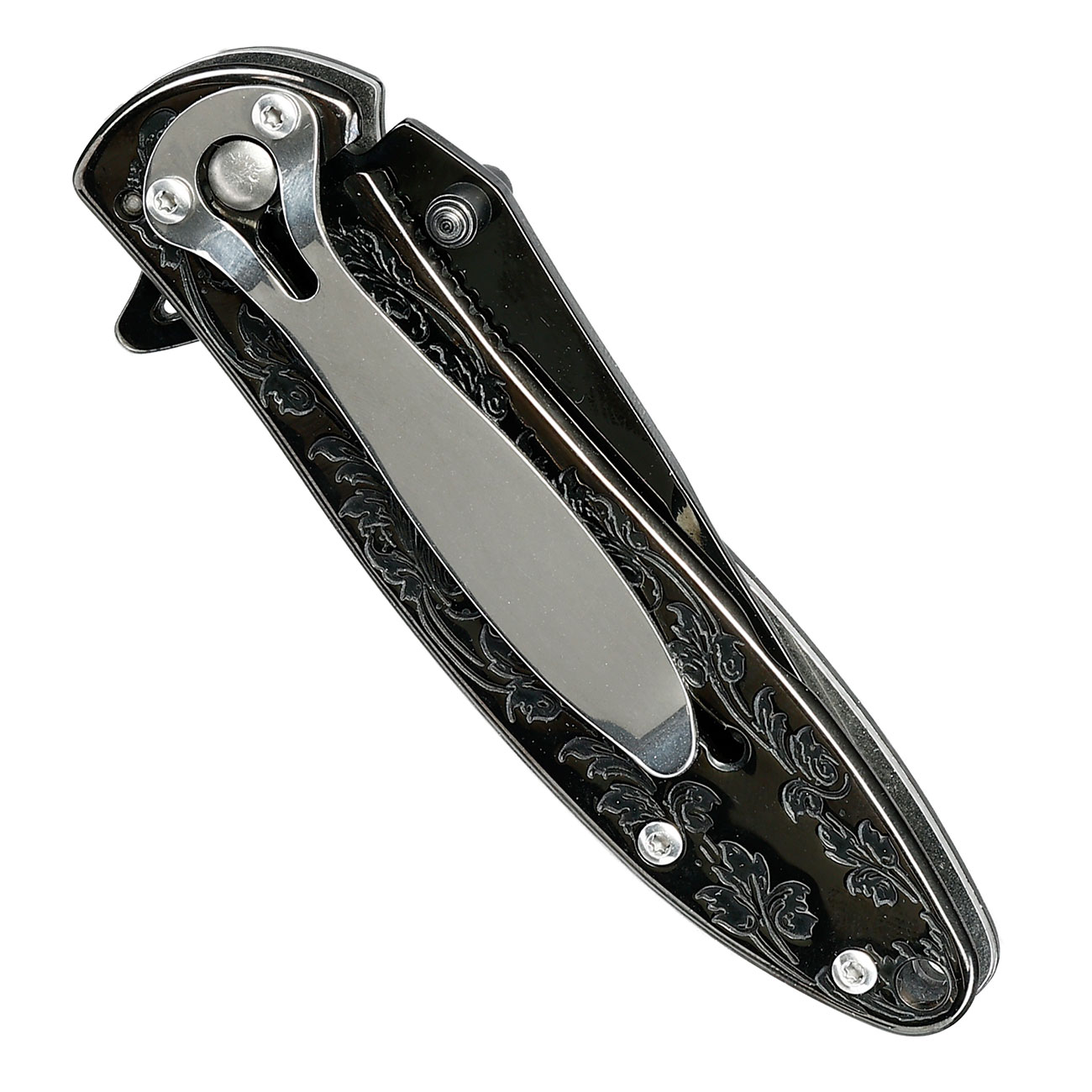 Albainox - Rainblack Einhandmesser-unverwechselbares Alltags-Taschenmesser Bild 4