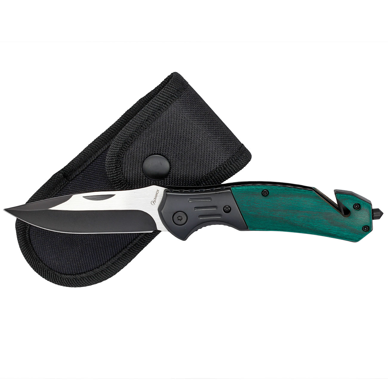 Albainox Taschenmesser mit unempfindlichem Stamina Holzgriff Bild 2