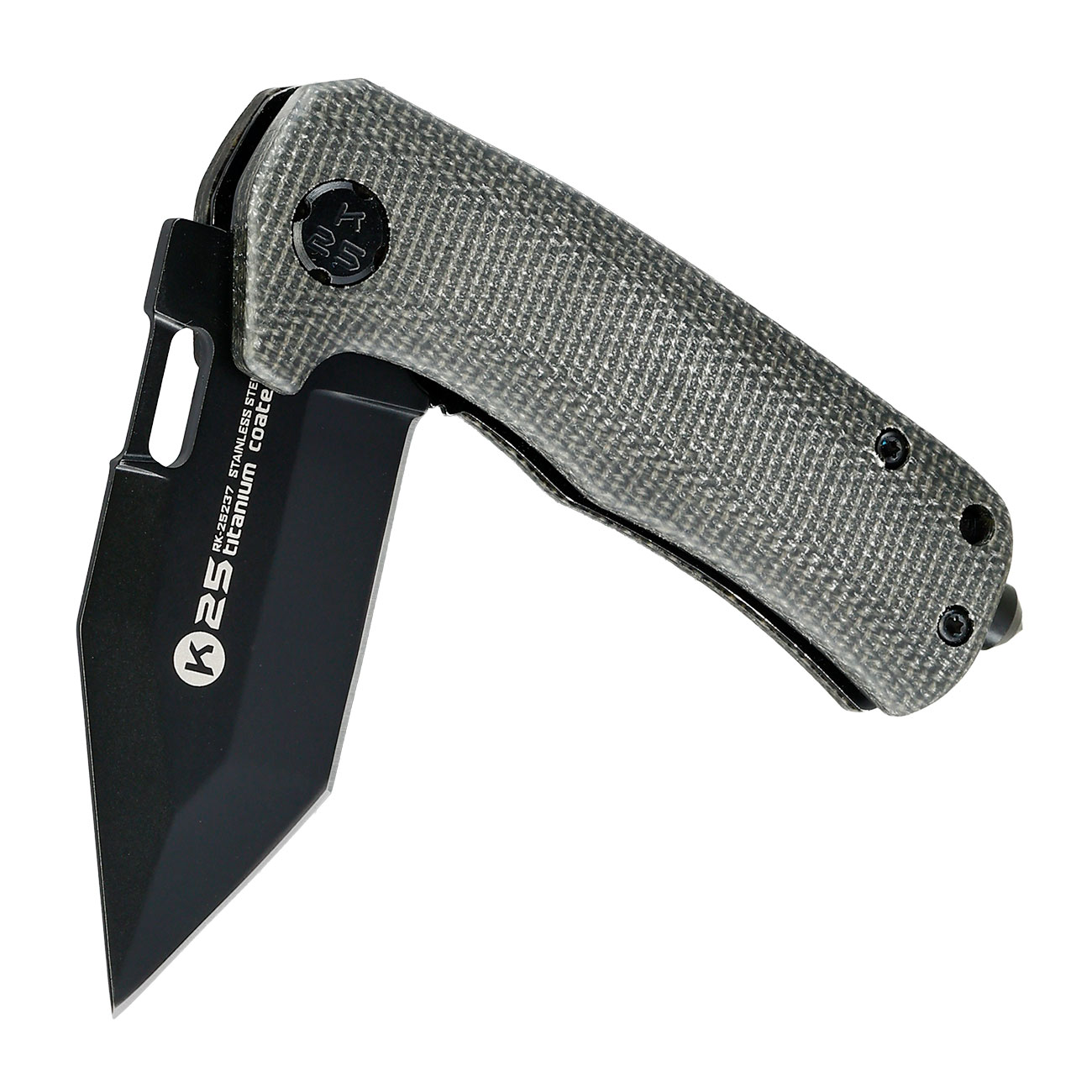 K25 Taktisches Einhandmesser Mikarta schwarz Bild 3