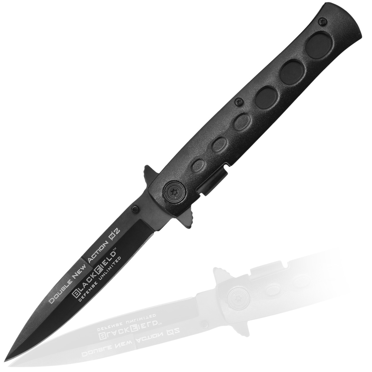 BlackField Einhandmesser DNA (Double New Action) schwarz