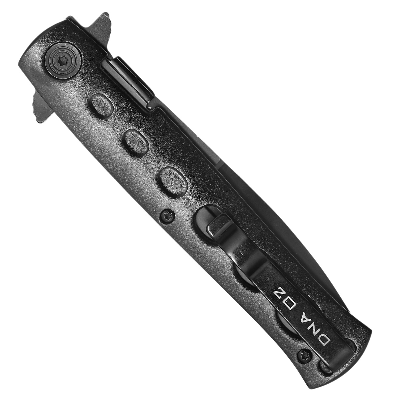 BlackField Einhandmesser DNA (Double New Action) schwarz Bild 5