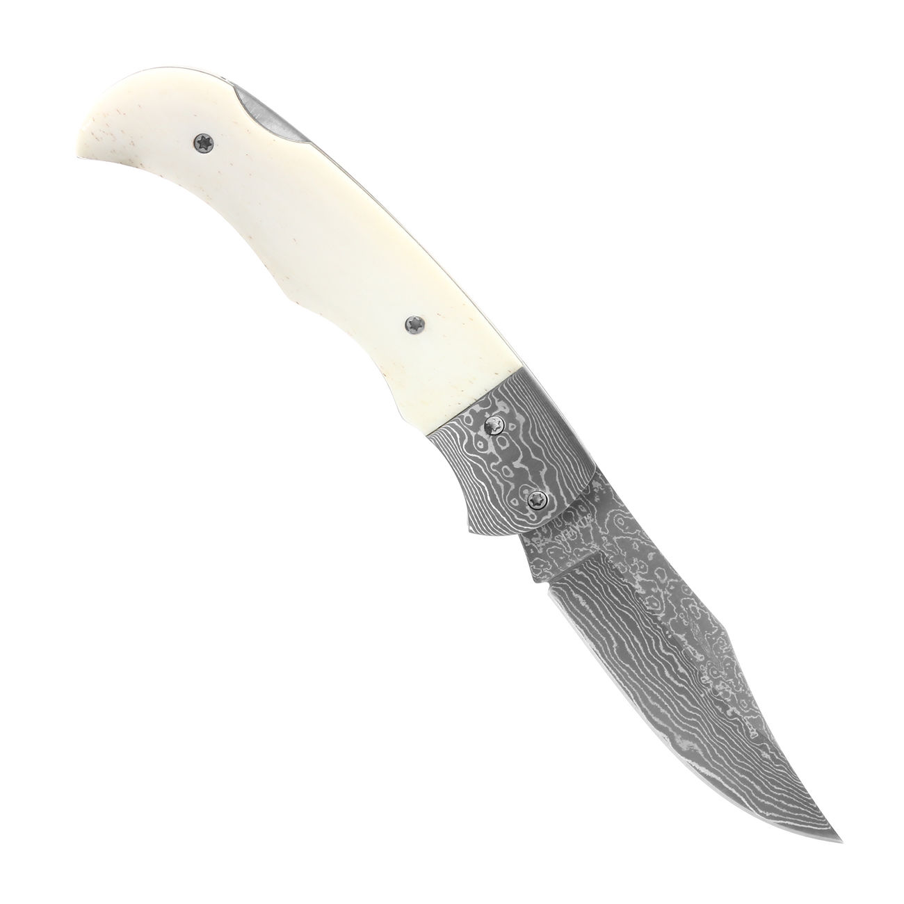 Magnum Damast Bone Messer mit echtem Knochen Bild 1