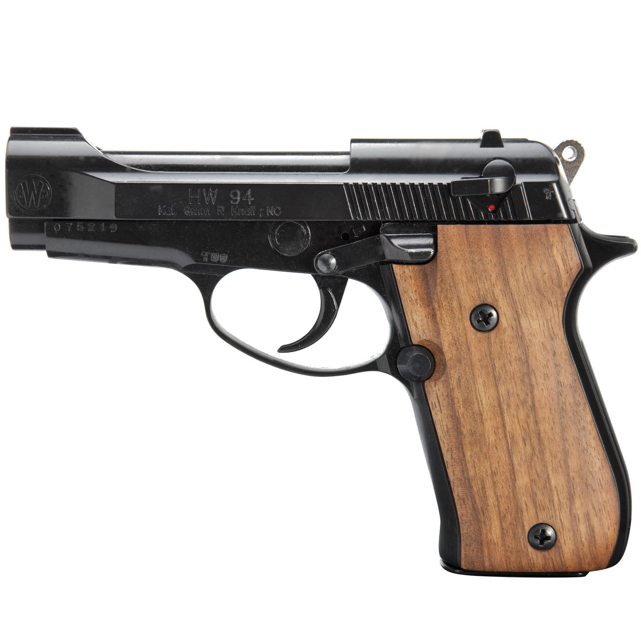Weihrauch Hw 94 Schreckschuss Pistole 9mm R K Bruniert Holzgriffschalen Kotte Zeller
