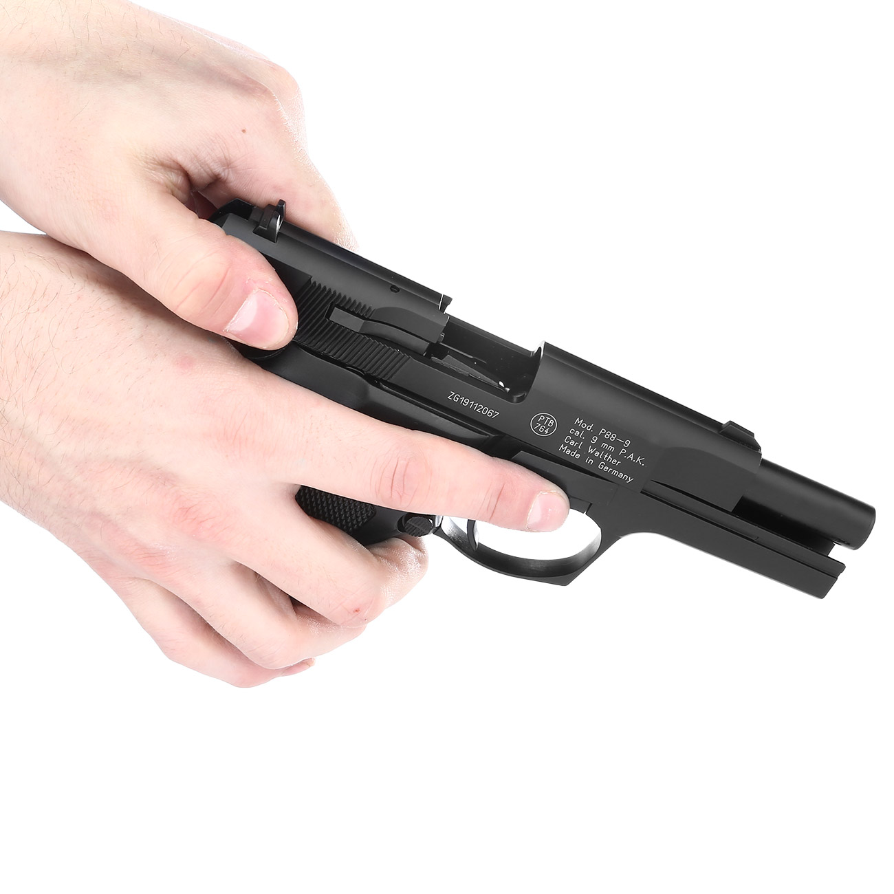 Walther P88 Schreckschuss Pistole 9mm P.A.K. schwarz Bild 1