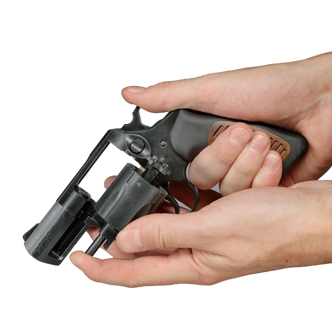 ME38 Compact Schreckschussrevolver Kaliber 9 mm R.K. brniert Holzoptik Bild 6
