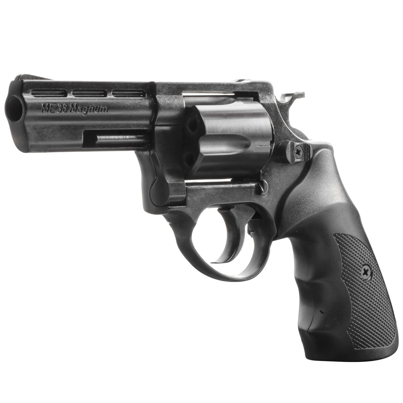 ME 38 Magnum Schreckschuss Revolver 9mm R.K. brüniert Bild 1