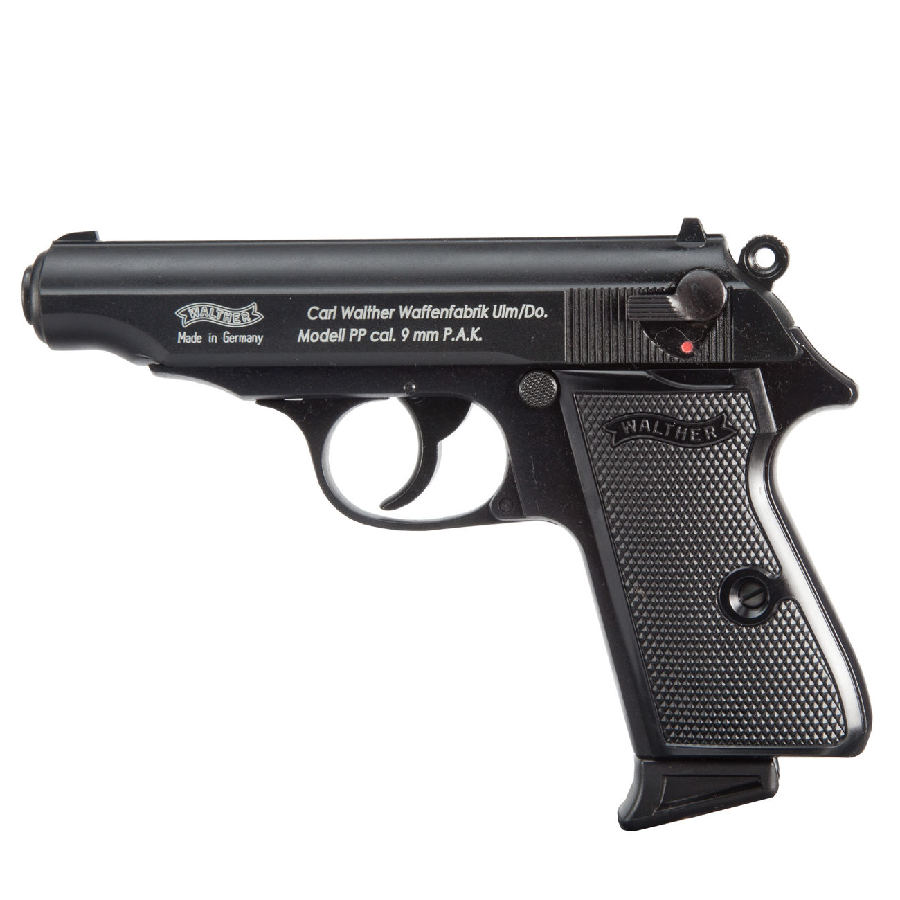 Walther PP Schreckschuss Pistole Kal. 9mm P.A.K. schwarz brniert