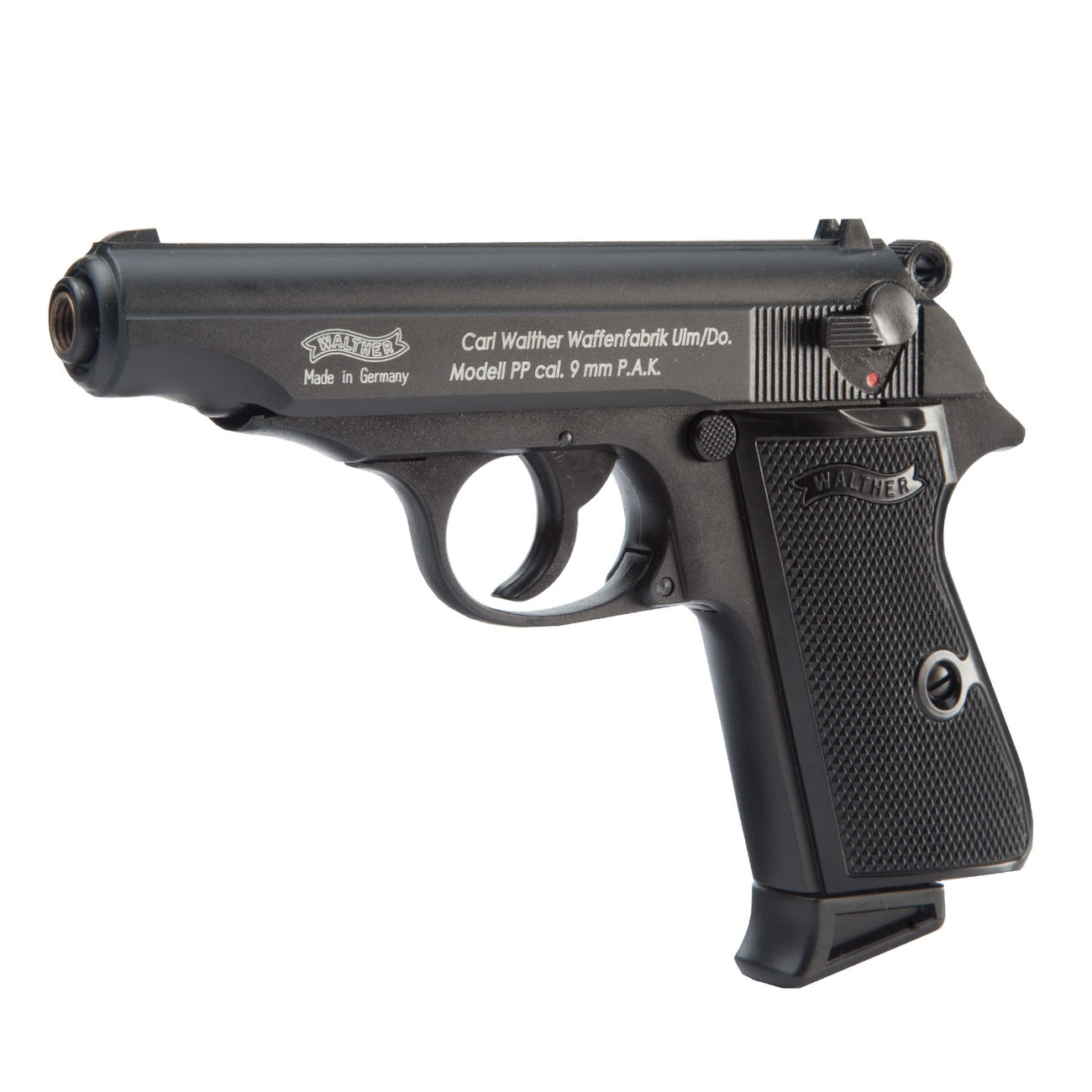 Walther PP Schreckschuss Pistole Kal. 9mm P.A.K. schwarz brüniert Bild 1