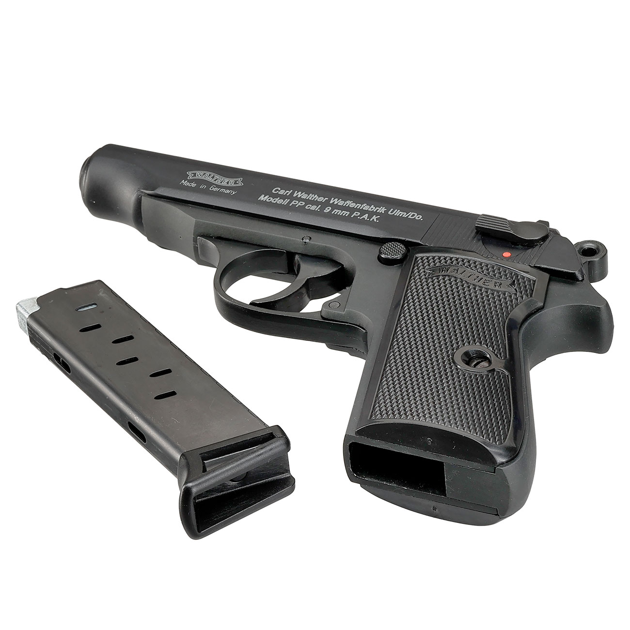 Walther PP Schreckschuss Pistole Kal. 9mm P.A.K. schwarz brniert Bild 6