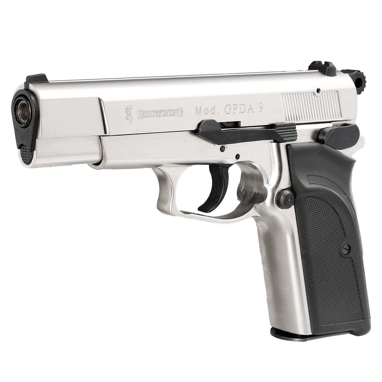 Browning GPDA 9 Schreckschuss Pistole Kal. 9mm P.A.K. vernickelt Bild 2