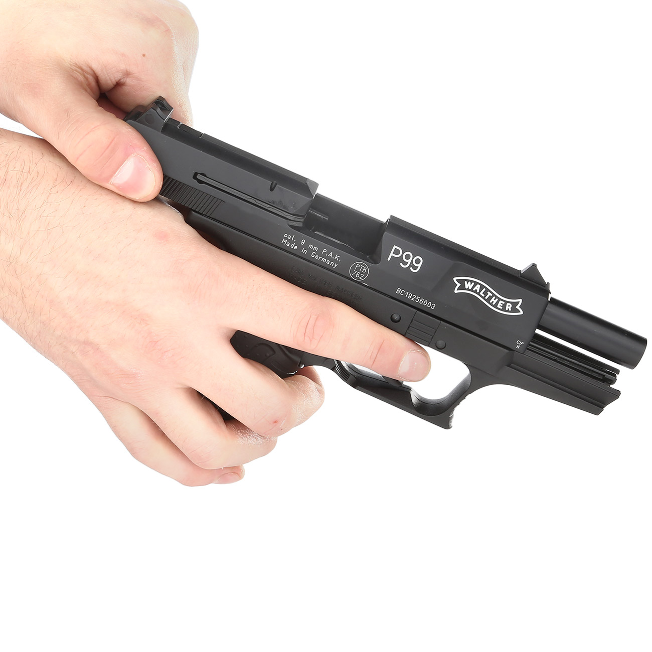 Walther P99 Schreckschuss Pistole 9mm P.A.K. schwarz Bild 7