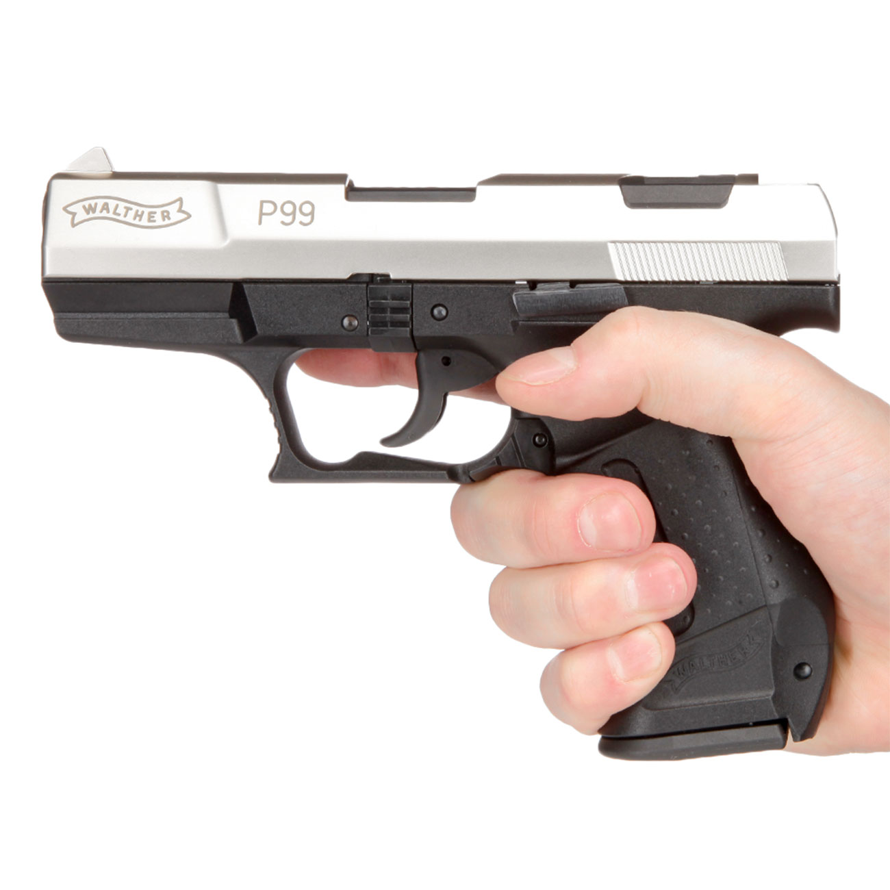 Walther P99 Schreckschuss Pistole 9mm P.A.K. bicolor Bild 5