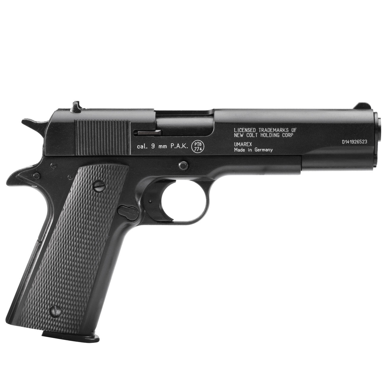 Colt Government 1911 A1 Schreckschuss Pistole brniert Bild 1