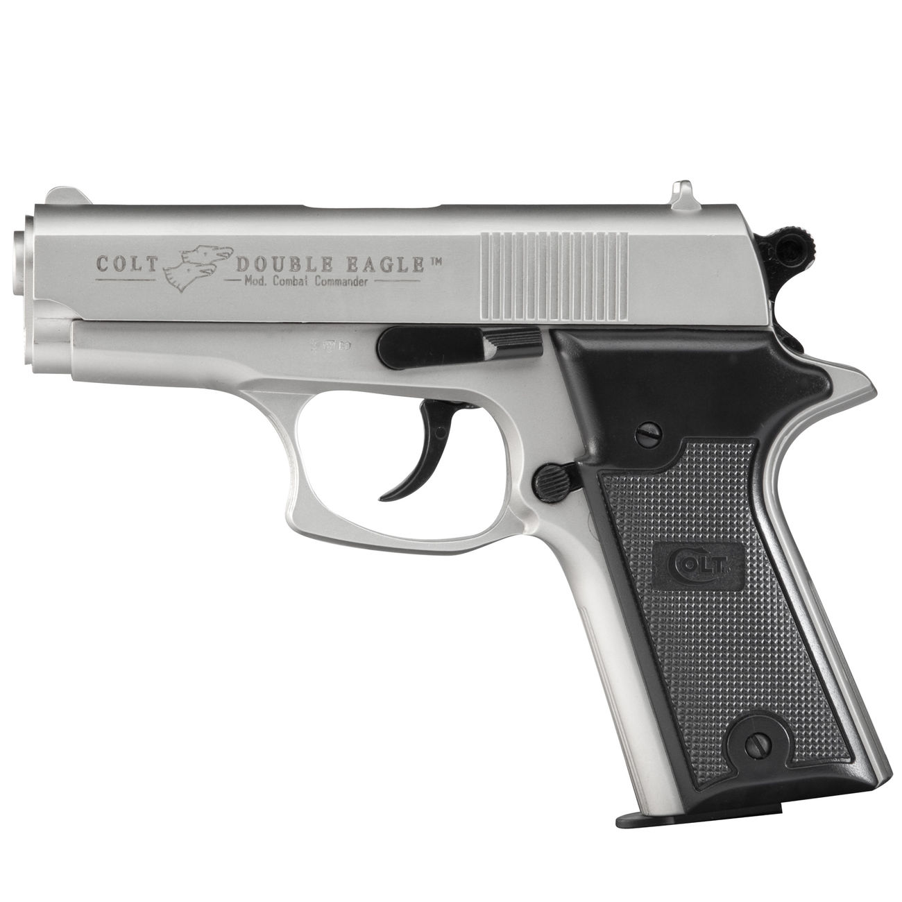 Colt Double Eagle Combat Commander Schreckschuss 9 Mm P A K Vernickelt Kotte Zeller