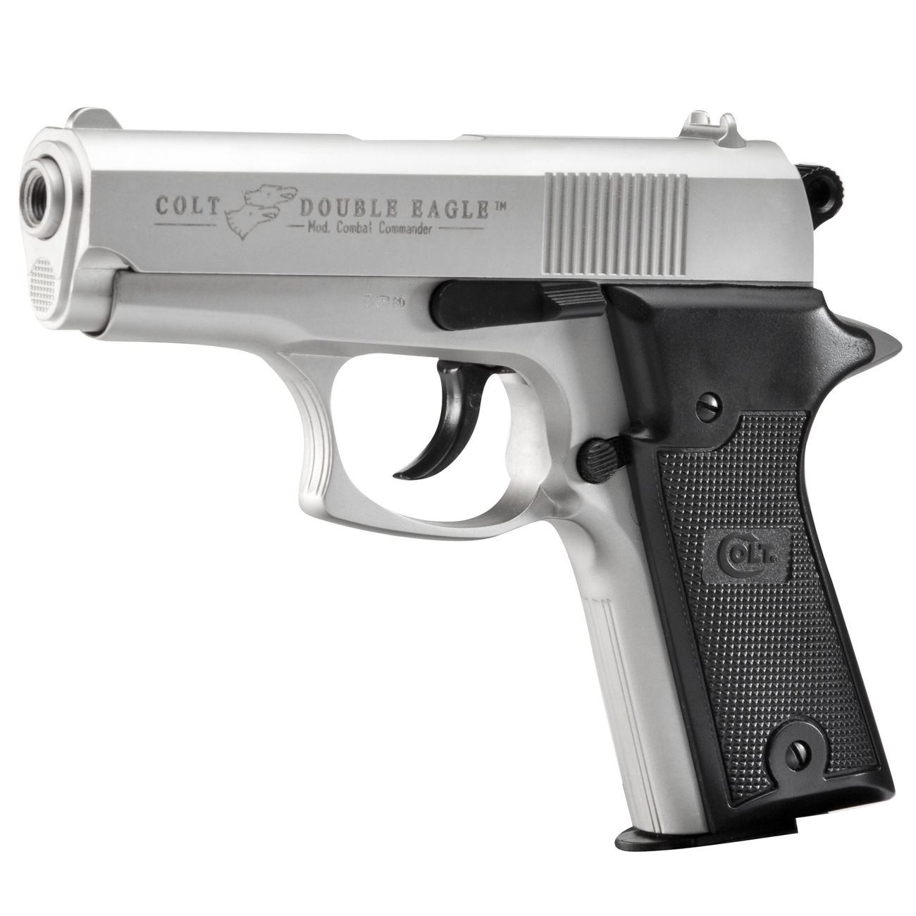 Colt Double Eagle Combat Commander Schreckschuss 9 mm P.A.K. vernickelt