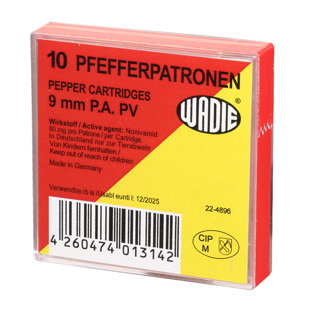 Wadie Pfefferpatrone 9mm PAK 10 Stck Bild 1