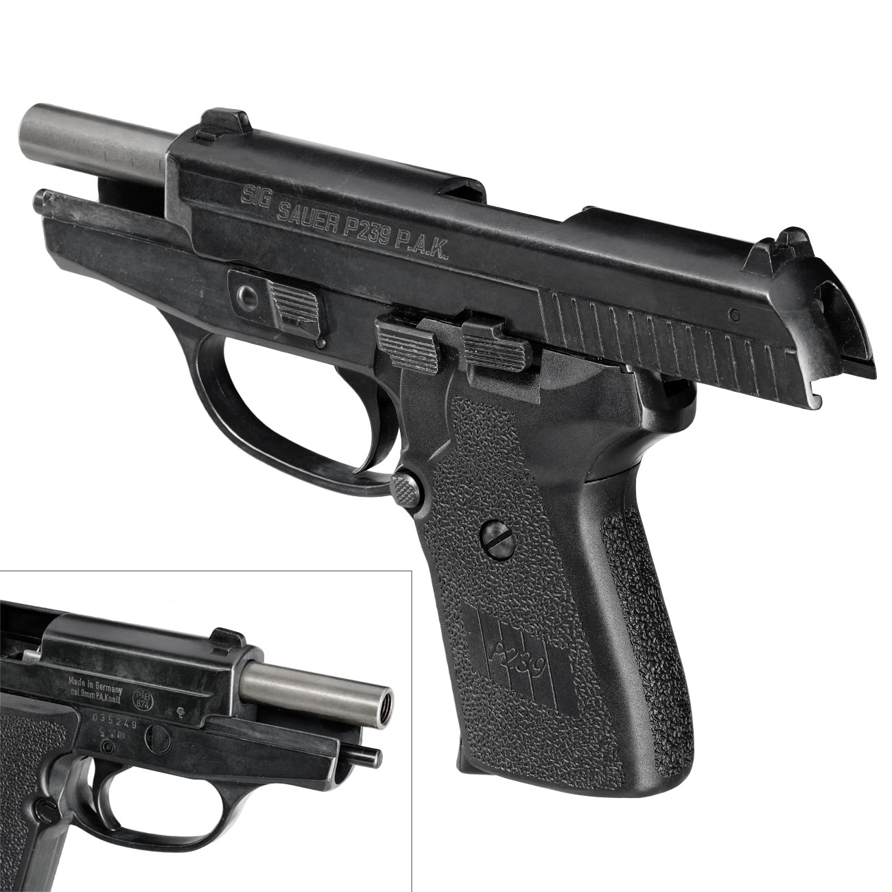 Sig Sauer P239 Schreckschuss Pistole 9 mm P.A.K. brniert Bild 8