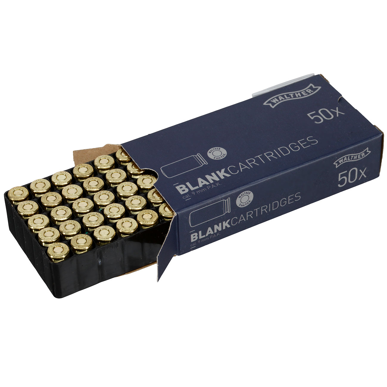 Walther Knallpatronen - Platzpatronen 9mm P.A.K. 50 Stck Bild 4