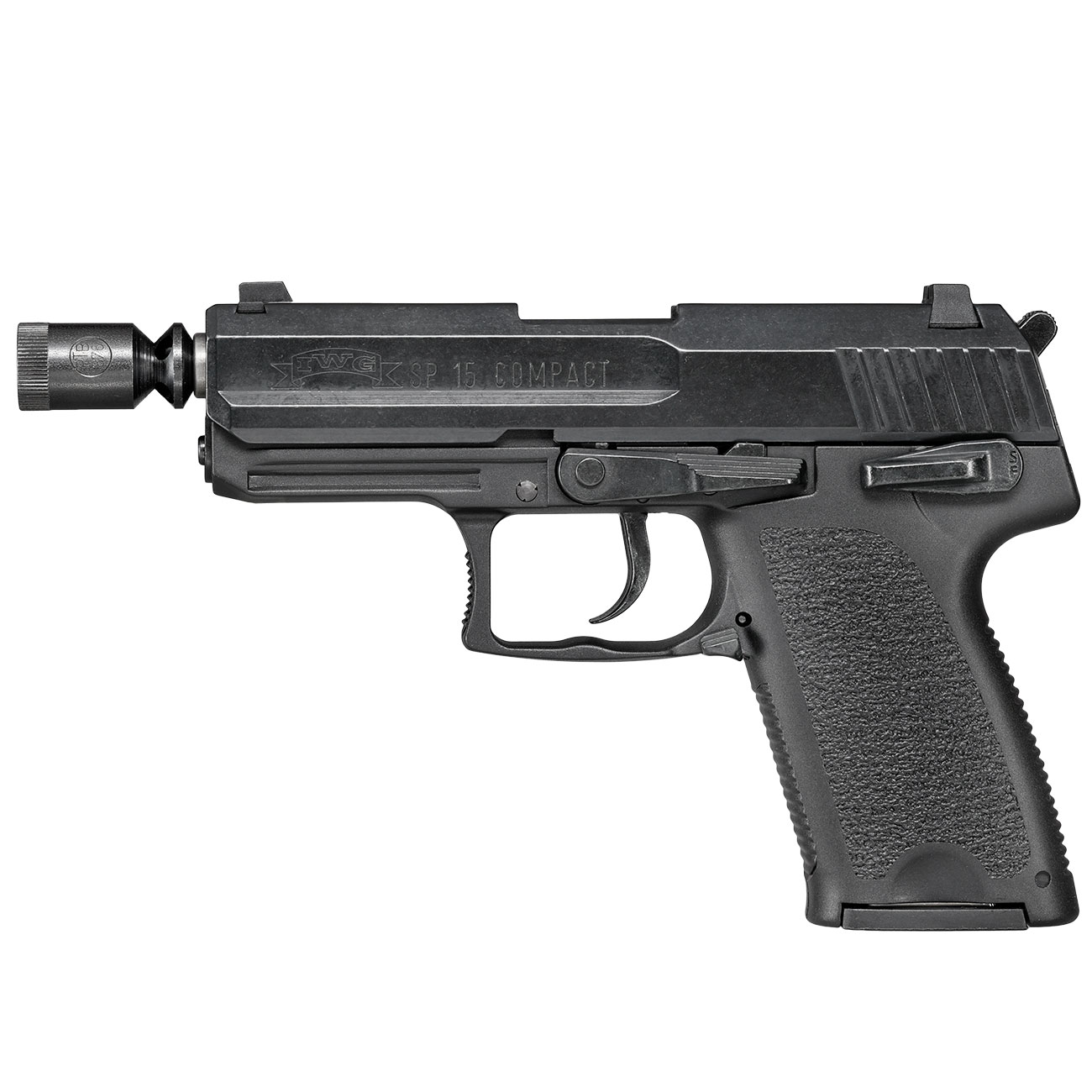 ME IWG SP 15 Compact Schreckschuss Pistole brniert 9mm P.A.K. Bild 10