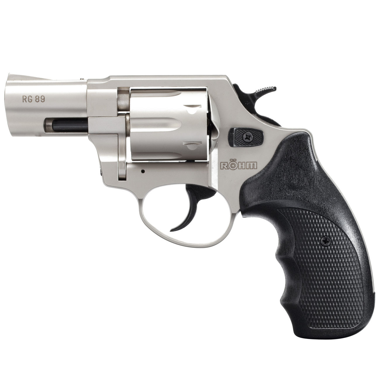Versandrcklufer Rhm RG89 Schreckschuss Revolver Kal. 9 mm R.K. alu chrome